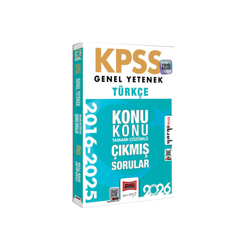 2026 KPSS Genel Yetenek Türkçe 2016-2026 Konu Konu Tamamı Çözümlü Çıkmış Sorular Yargı Yayınları