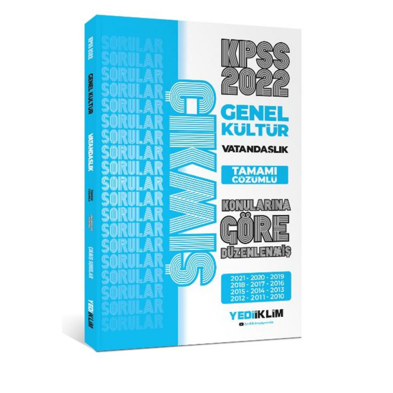 2022 KPSS Genel Kültür Vatandaşlık Konularına Göre Tamamı Çözümlü Çıkmış Sorular