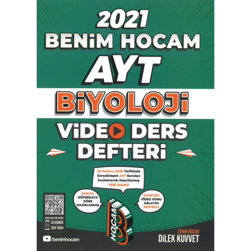 AYT BİYOLOJİ VİDEO DERS DEFTERİ
