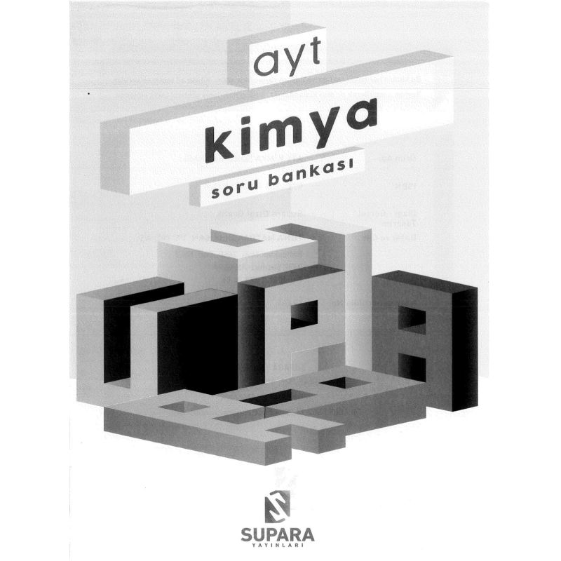 AYT KİMYA SORU BANKASI
