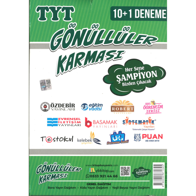 TYT Zümrüt Serisi 10+1 Deneme