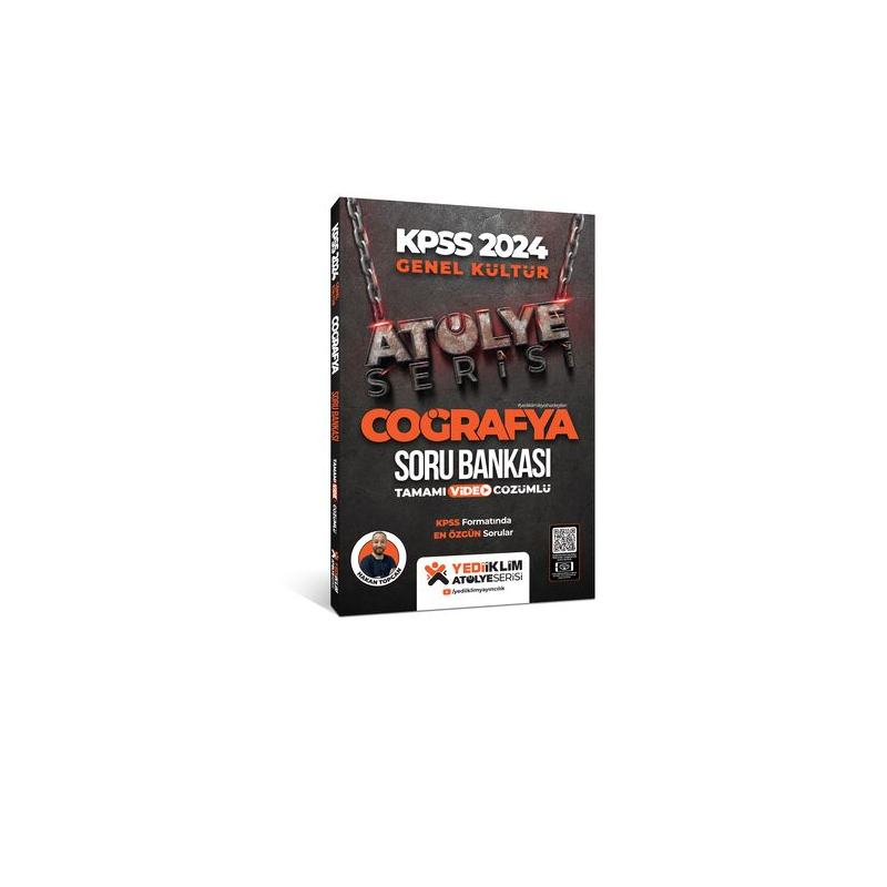 2024 KPSS Atölye Serisi Tamamı Video Çözümlü Coğrafya Soru Bankası