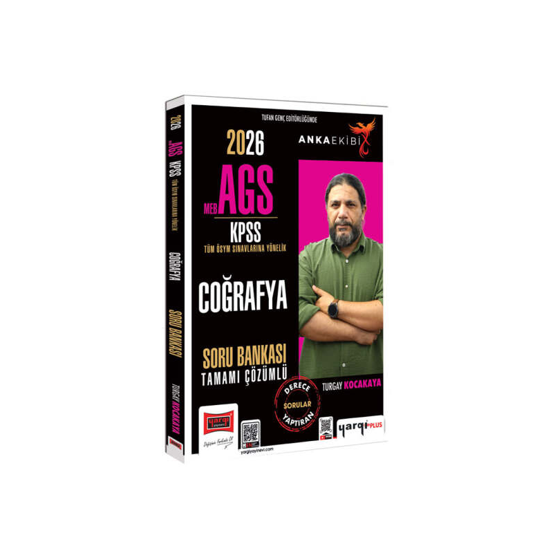 2026 MEB-AGS KPSS Anka Ekibi Tamamı Çözümlü Coğrafya Soru Bankası Yargı Yayınevi