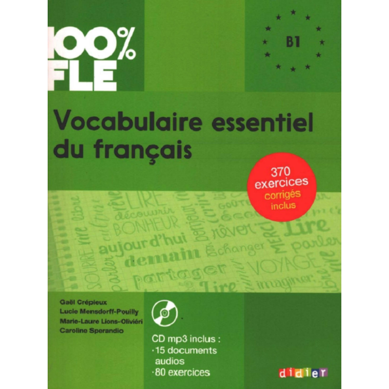 100% FLE Vocabulaire Essentiel Du Français B1