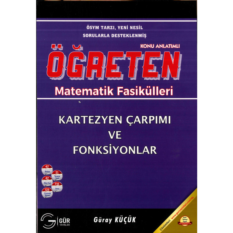TYT-AYT ÖĞRETEN MATEMATİK KARTEZYEN ÇARPIMI VE FONKSİYONLAR KONU ANLATIMLI