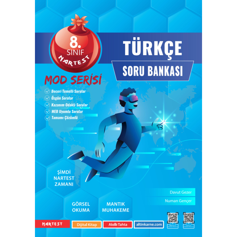 8. Sınıf Mod Türkçe Soru Bankası Nartest Yayınları