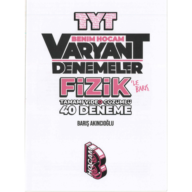 TYT FİZİK VARYANT 40 DENEME