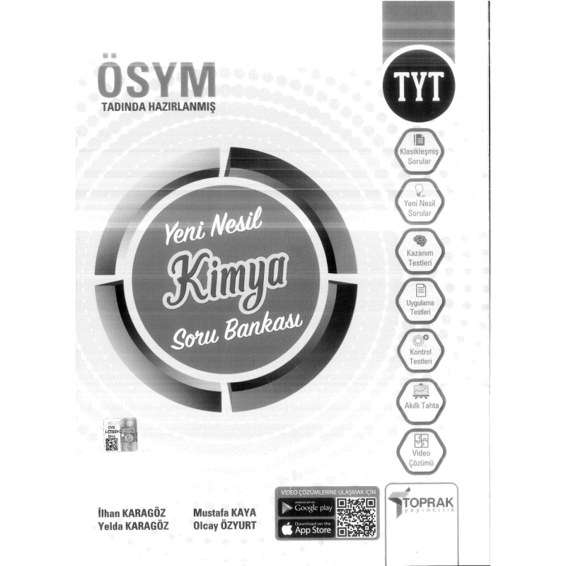 TYT YENİ NESİL KİMYA SORU BANKASI