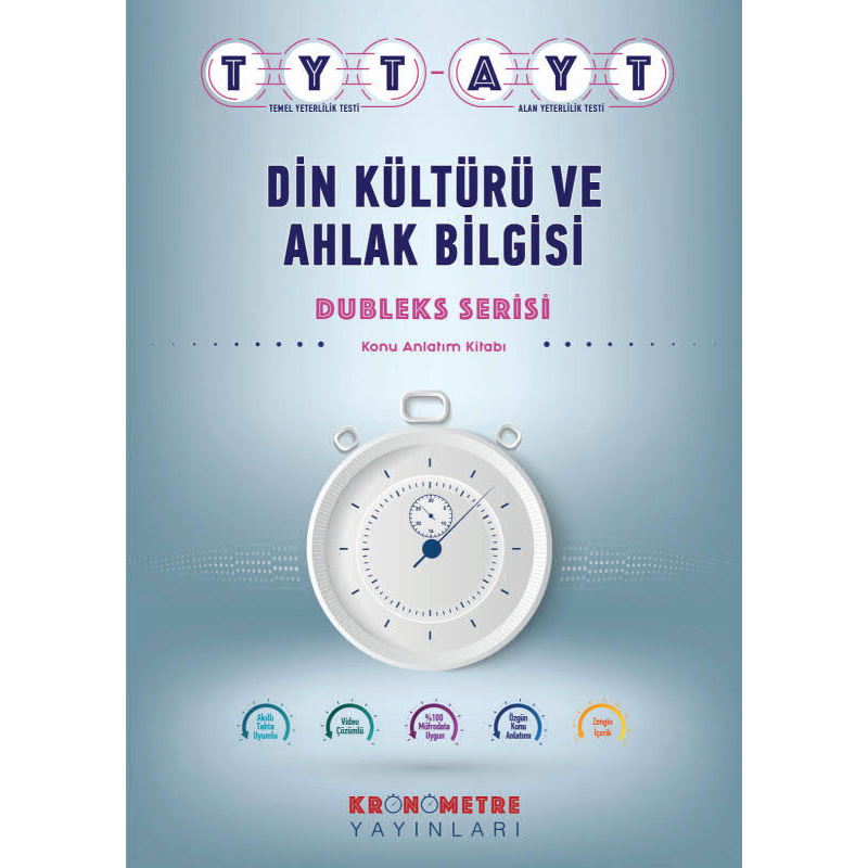 Tyt-Ayt Din Kültürü ve Ahlak Bilgisi Dubleks Serisi Konu Anlatım Kitabı