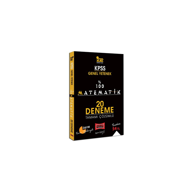 KPSS Genel Yetenek %100 Matematik Tamamı Çözümlü 20 Deneme