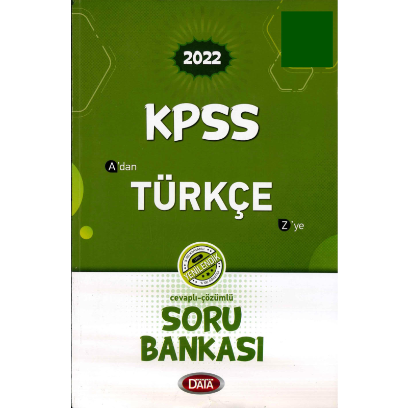 A'DAN Z'YE TÜRKÇE ÇÖZÜMLÜ SORU BANKASI