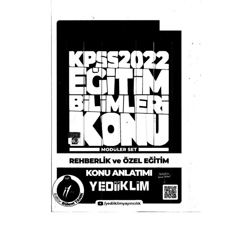 2022 KPSS Rehberlik ve Özel Eğitim Konu Anlatımı Modüler Set