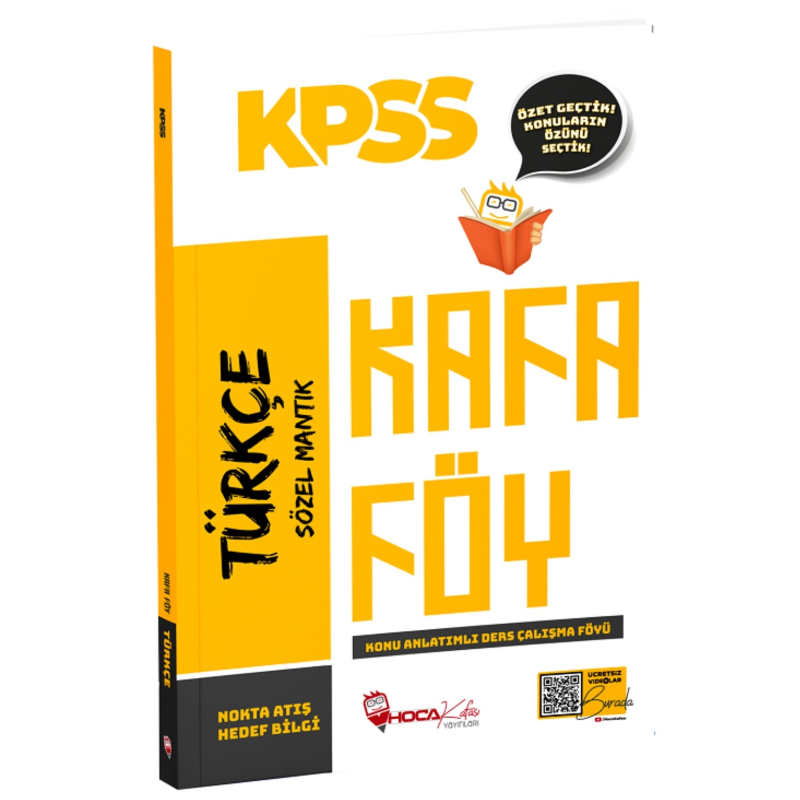 KPSS Türkçe Konu Anlatımlı Kafa Föy Hoca Kafası