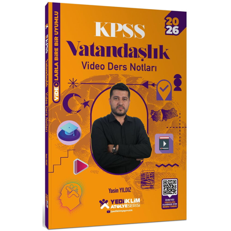 2026 KPSS Vatandaşlık Atölye Video Ders Notları Yediiklim Yayınları