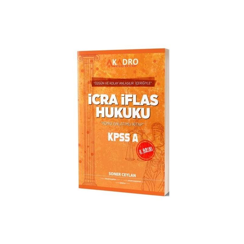 A Kadro Yayınları KPSS A Grubu İcra İflas Hukuku Konu Anlatımlı