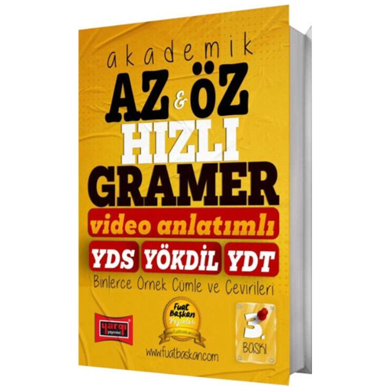 YDS YÖKDİL YDT Akademik Az Öz Hızlı Gramer Yargı Yayınları