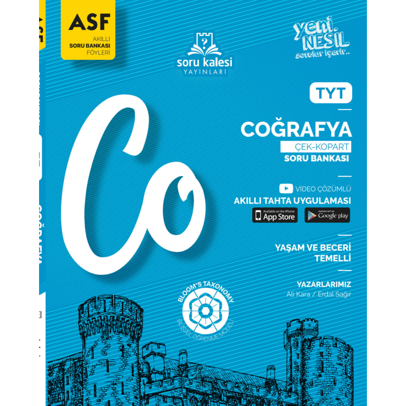 TYT Coğrafya Akıllı Soru Bankası Föyü ASF Soru Kalesi Yayınları