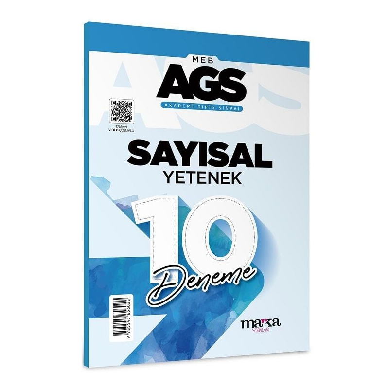 2025 MEB AGS Sayısal Yetenek 10 Deneme Tamamı Video Çözümlü Marka Yayınları