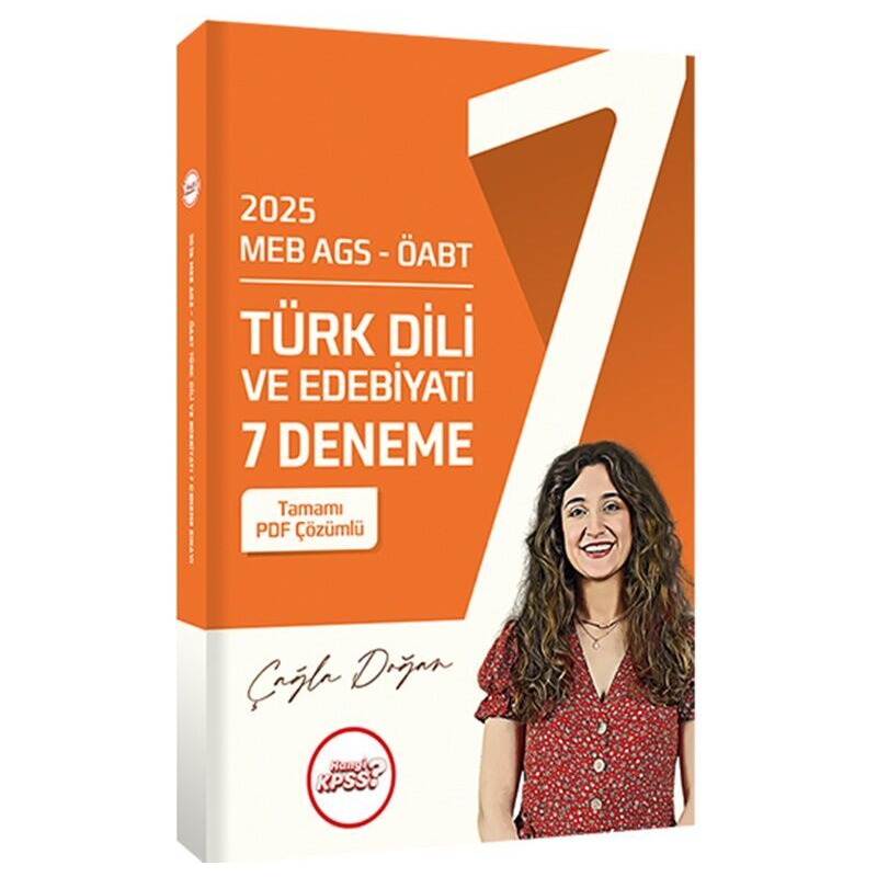2025 MEB AGS ÖABT Türk Dili ve Edebiyatı 7 Deneme Sınavı Tamamı PDF Çözümlü Hangi Kpss