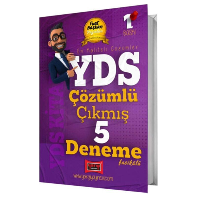 YDS Çözümlü Çıkmış 5 Deneme Fasikülü Yargı Yayınları