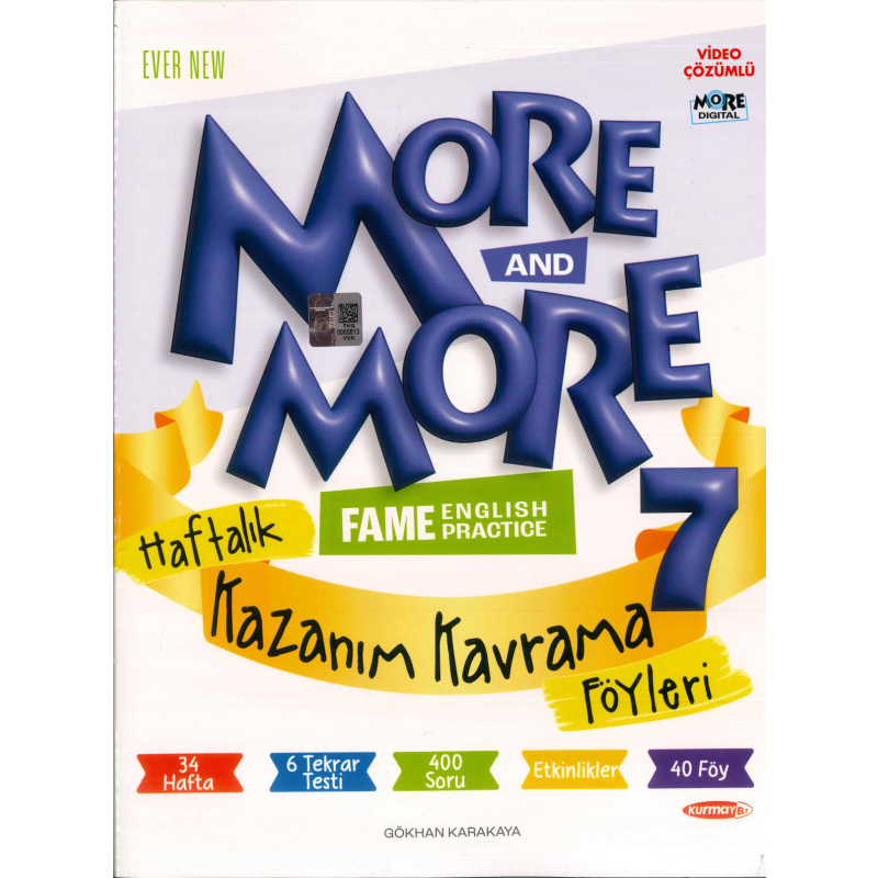 7. Sınıf More And More Haftalık Kazanım Kavrama Föyleri Kurmay
