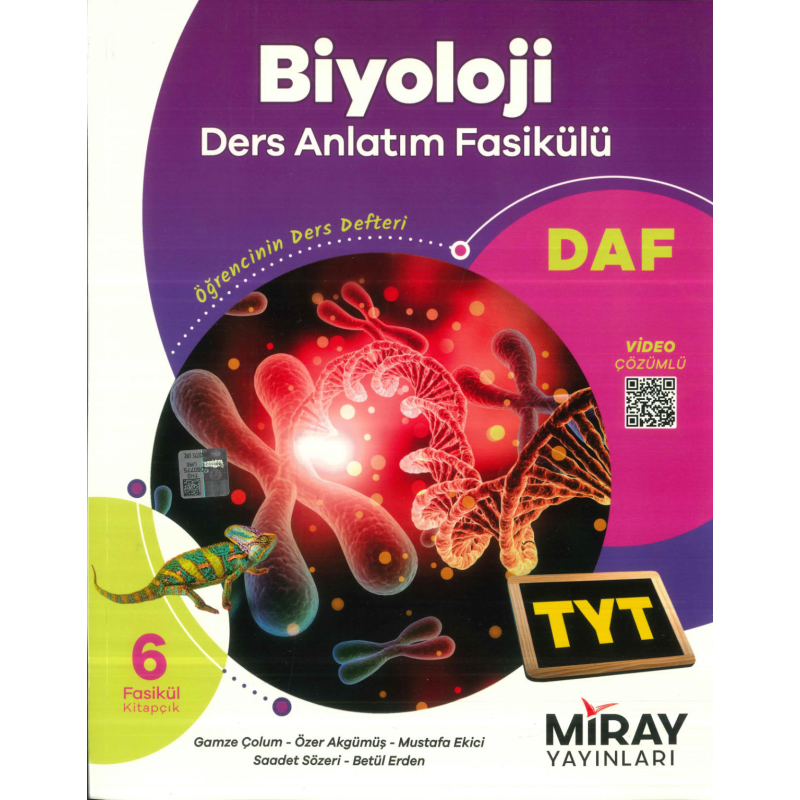 TYT Biyoloji Ders Anlatım Fasikülleri Miray Yayınları