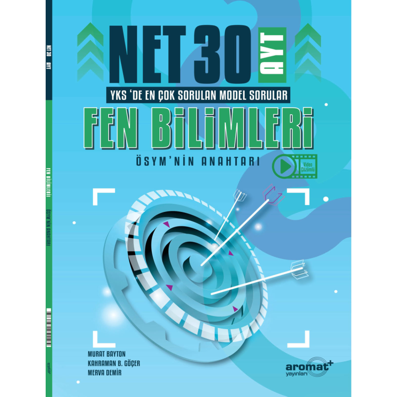 AYT Fen Bilimleri 30 Net Model Sorular Soru Bankası Aromat Yayınları