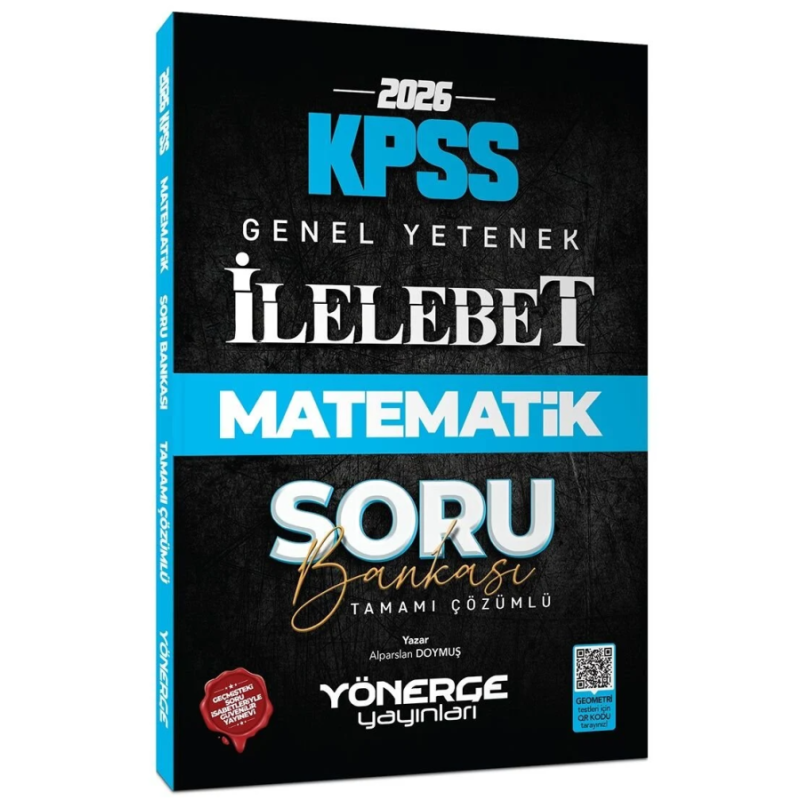 2026 KPSS Matematik İlelebet Soru Bankası Çözümlü Alparslan Doymuş Yönerge Yayınları