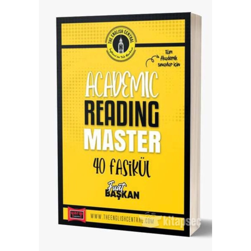 YDS Tüm Akademik İngilizce Sınavları İçin Academic Reading Master 40 Fasikül