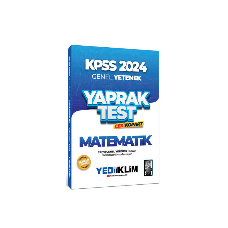2024 KPSS Matematik Yaprak Test Çek Kopart