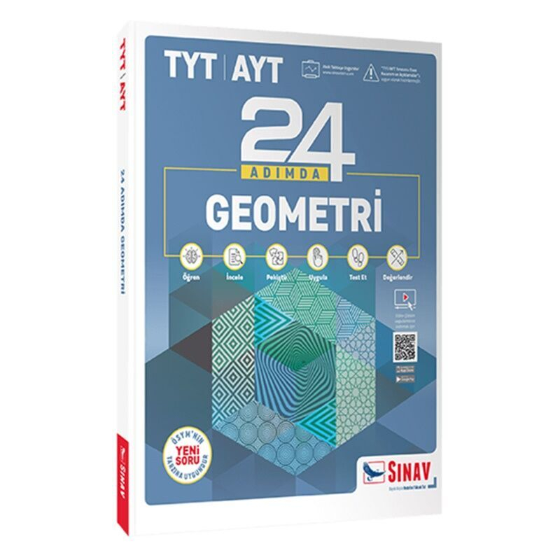 TYT AYT Geometri 24 Adımda Konu Anlatımlı Soru Bankası Sınav Yayınları