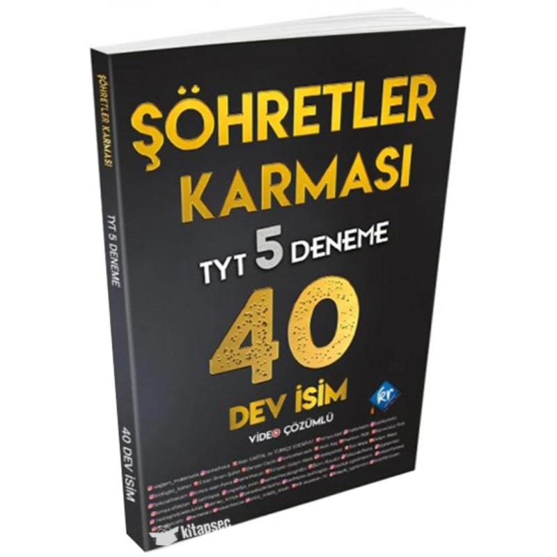 TYT Şöhretler Karması 5 Deneme 40 DEV İSİM 2024 KR Akademi