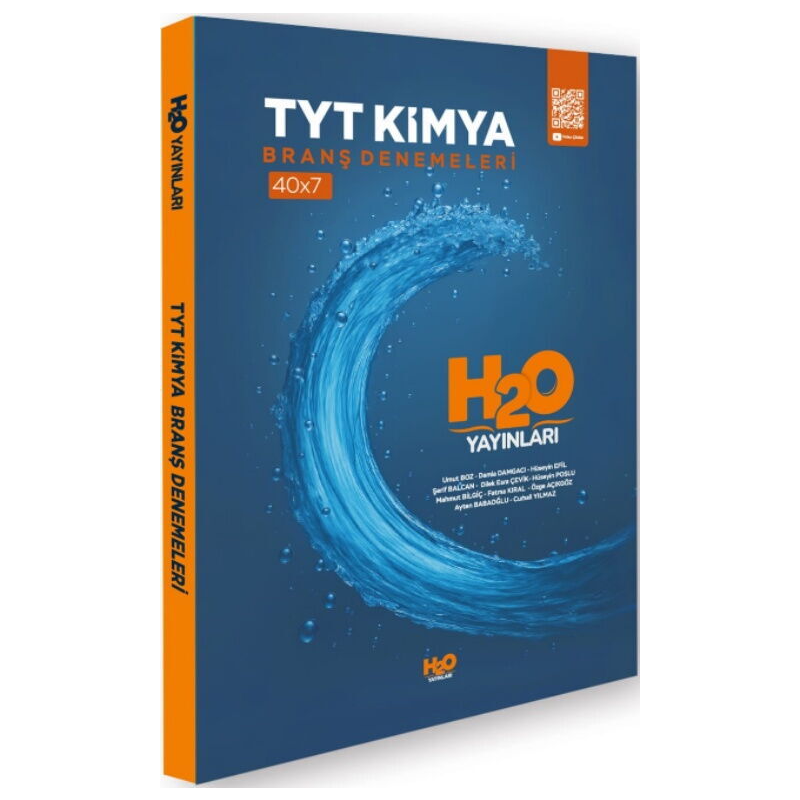TYT Kimya 40 x 7 Branş Denemeleri H2O Yayınları