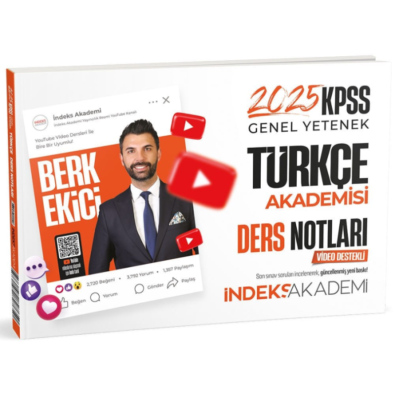 İndeks Akademi 2025 KPSS Türkçe Akademisi Video Ders Notları