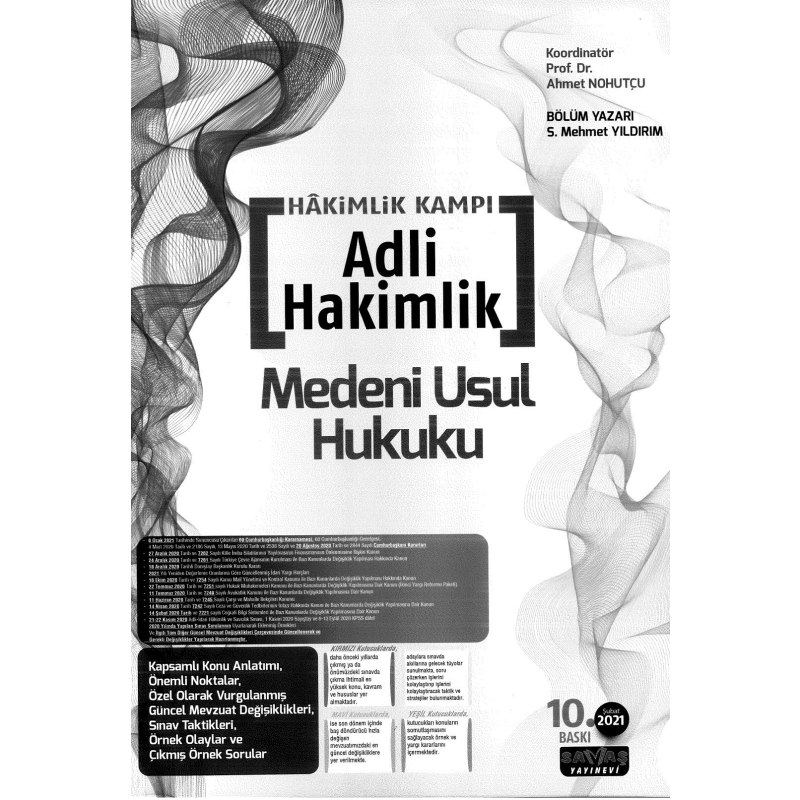 HAKİMLİK KAMPI ADLİ HAKİMLİK MEDENİ USUL HUKUKU