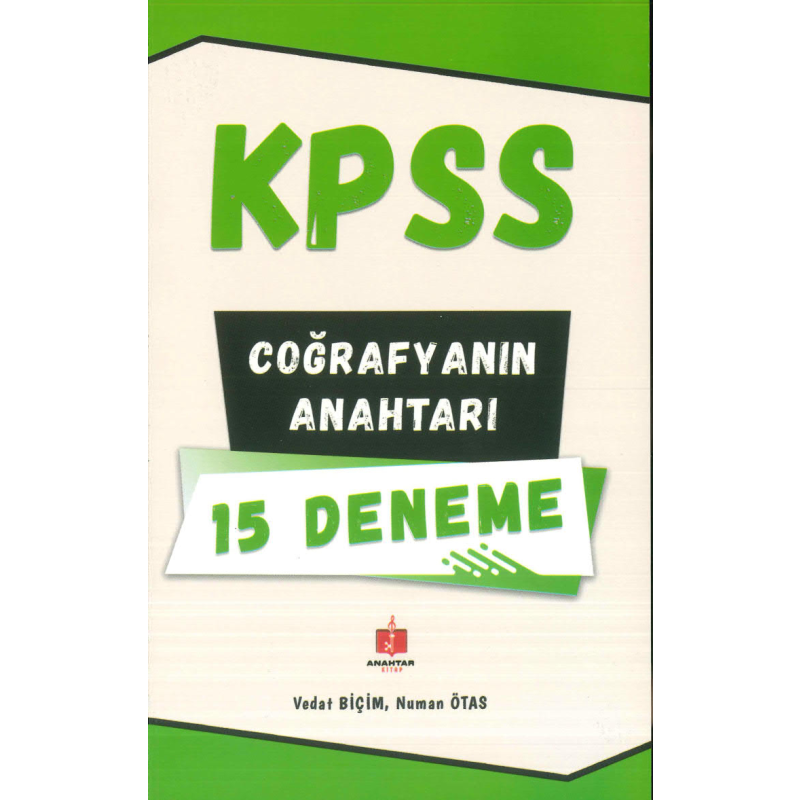 COĞRAFYANIN ANAHTARI 15 DENEME