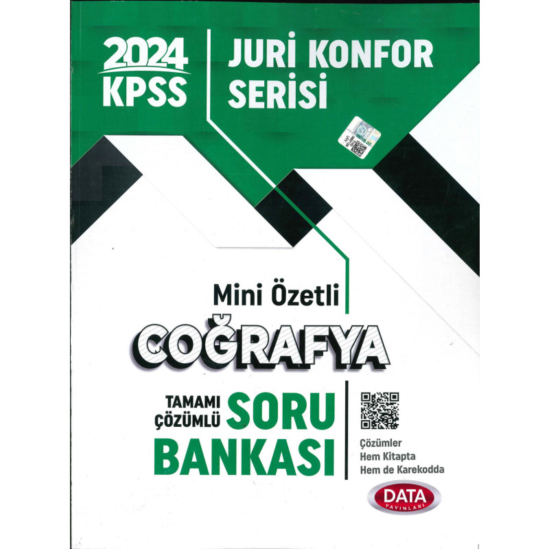 MİNİ ÖZETLİ COĞRAFYA SORU BANKASI TAMAMI ÇÖZÜMLÜ JURİ KONFOR SERİSİ