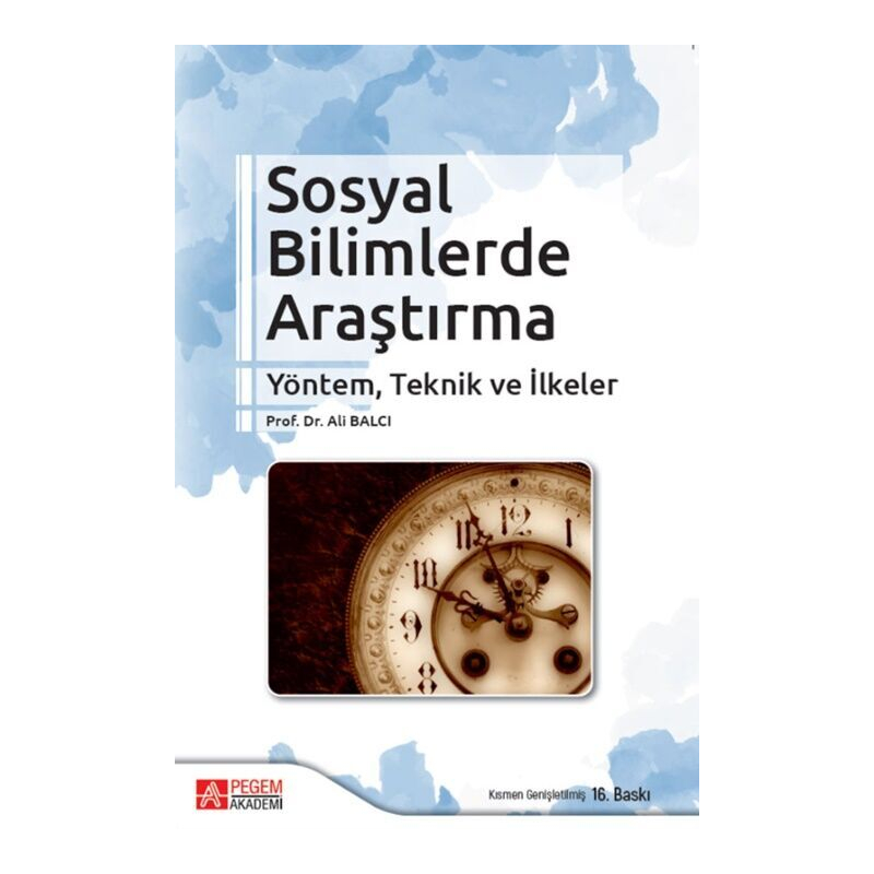 Sosyal Bilimlerde Araştırma Yöntem Teknik ve İlkeler Pegem Yayınları