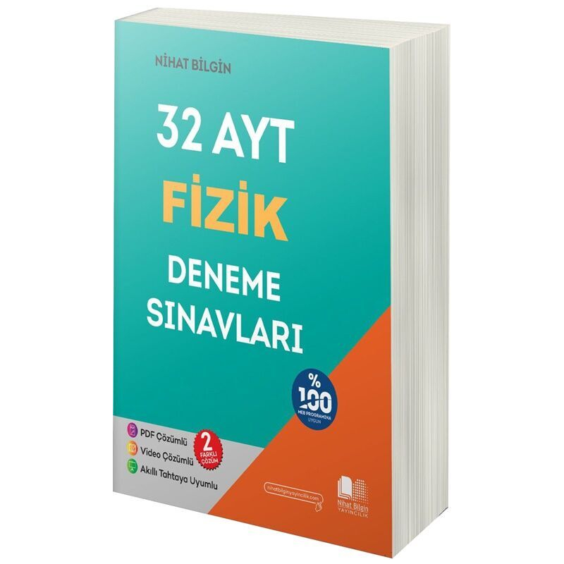 AYT Fizik 32 Deneme Sınavları Nihat Bilgin Yayınları