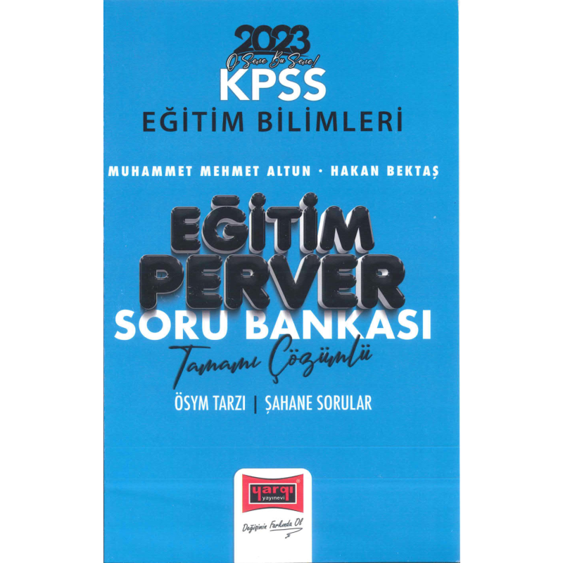 EĞİTİM PERVER TAMAMI ÇÖZÜMLÜ SORU BANKASI