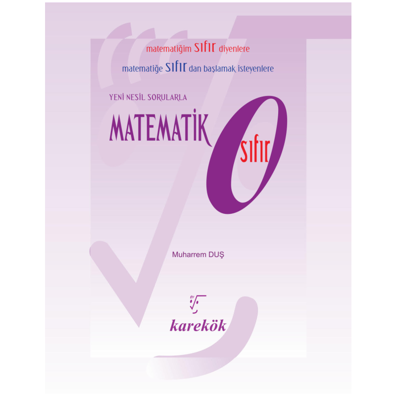 Matematik Sıfır Karekök Yayınları