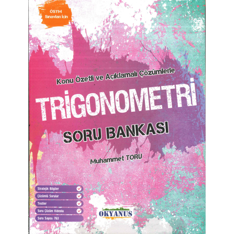 TYT-AYT TRİGONOMETRİ SORU BANKASI KONU ÖZETLİ ÇÖZÜMLÜ