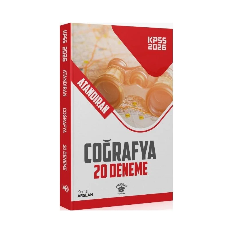 2026 KPSS Coğrafya 20 Deneme Çözümlü Atandıran Yayıncılık