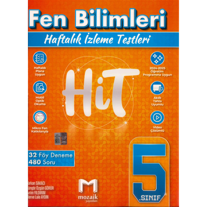 Mozaik 5. Sınıf Fen Bilimleri HİT 32 Deneme Mozaik Yayınları