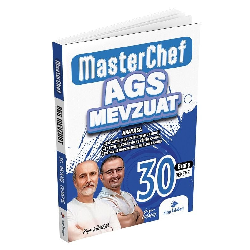 2025 MEB-AGS Mevzuat MasterChef 30 Deneme Çözümlü Dizgi Kitap