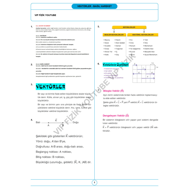 2021 Güncel AYT VİP FİZİK ÇekAP Serisi