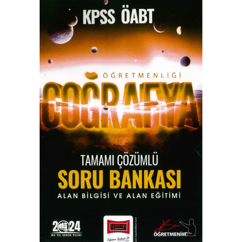 COĞRAFYA TAMAMI ÇÖZÜMLÜ SORU BANKASI ALAN BİLGİSİ- ALAN EĞİTİMİ