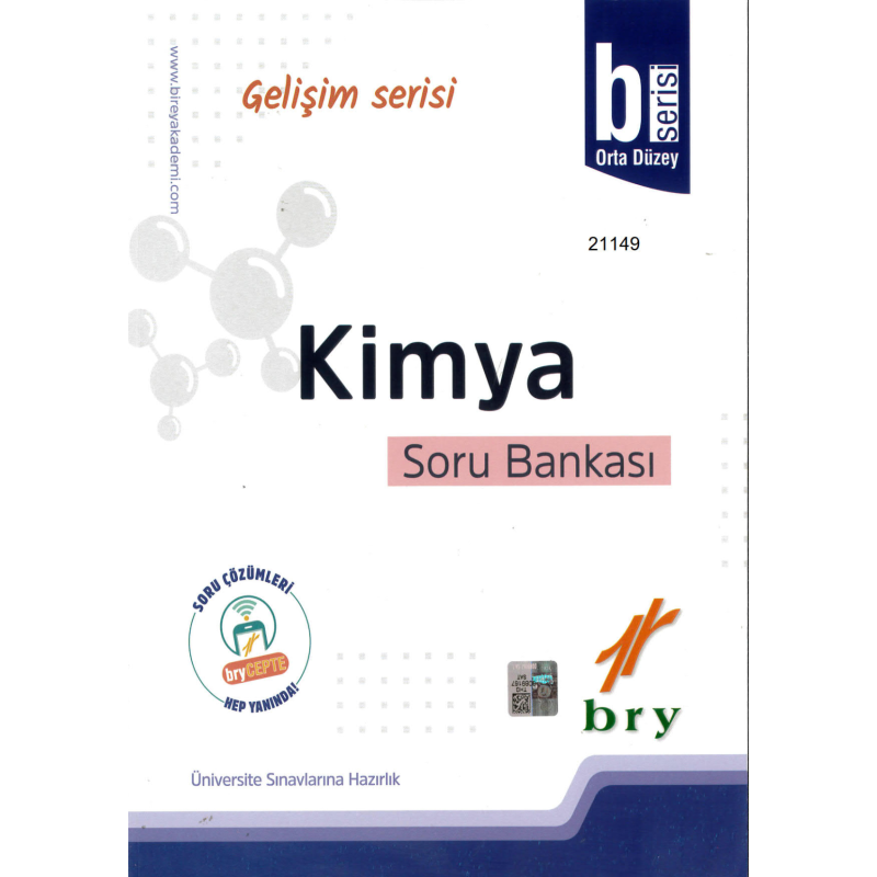 KİMYA SORU BANKASI B SERİSİ ORTA DÜZEY