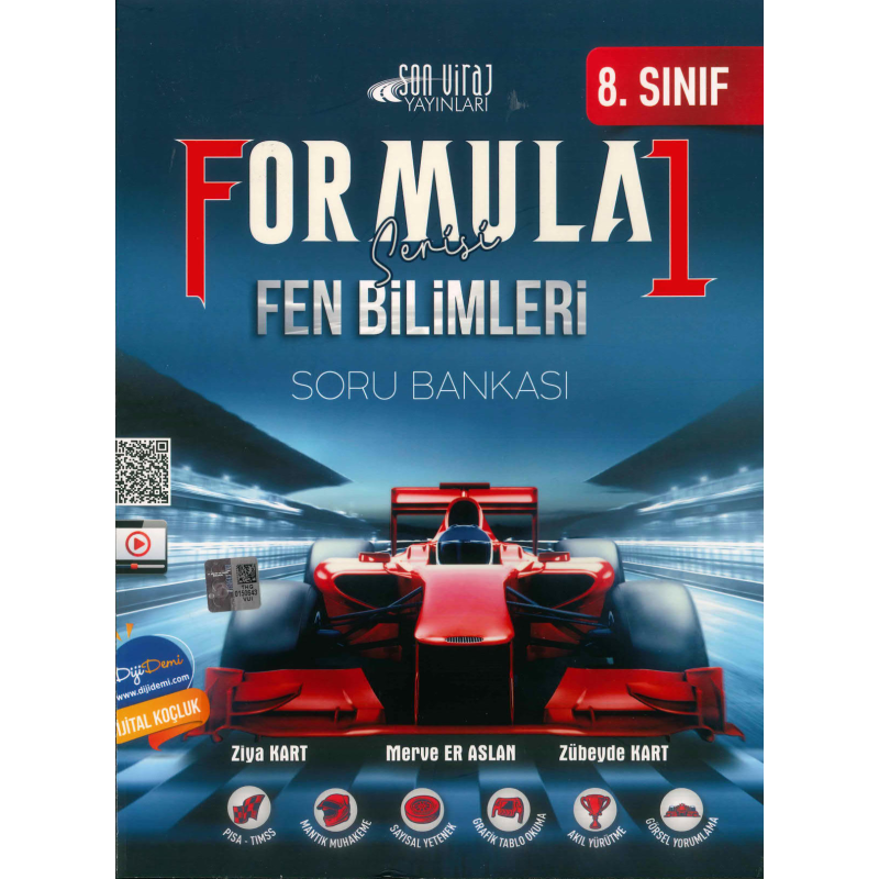 8. Sınıf LGS Fen Bilimleri Formula 1 Soru Bankası Son Viraj Yayınları