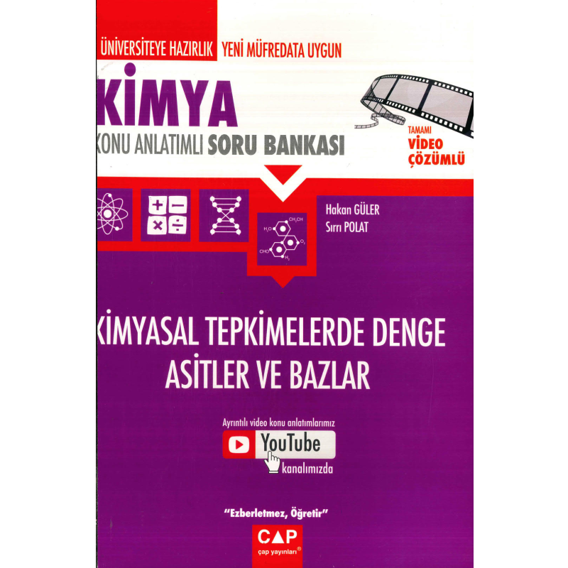 KİMYASAL TEPKİMELERDE DENGE ASİTLER VE BAZLAR KONU ANLATIMLI SORU BANKASI